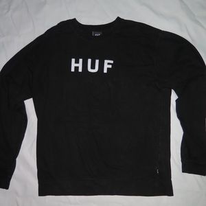Huf Worldwide Logo Crewneck Sweatshirt (Size L)